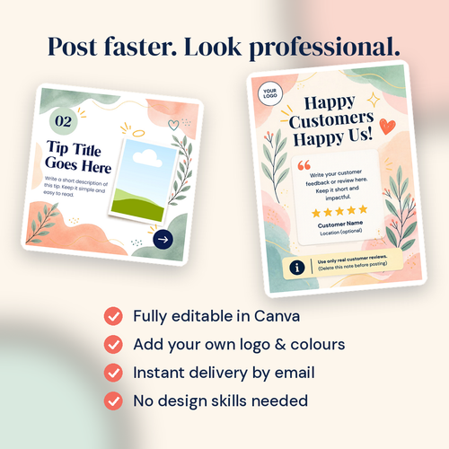 WonderKit – 6 Editable Canva Social Media Templates